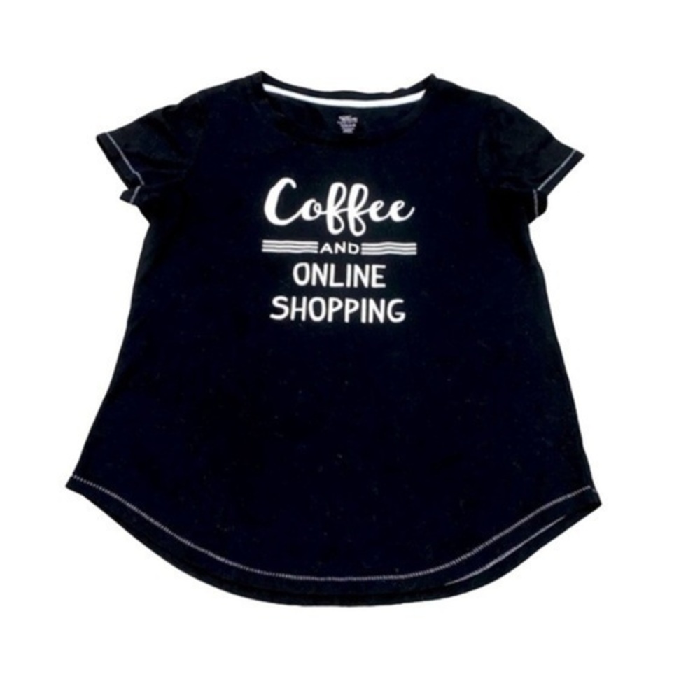🔥🔥Secret Treasures Coffee and Online Shopping Short Sleeve Tee Shirt